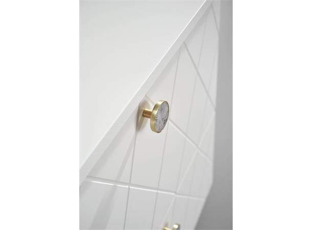 Como 120 Dobbel Deco - Hvit Matt 