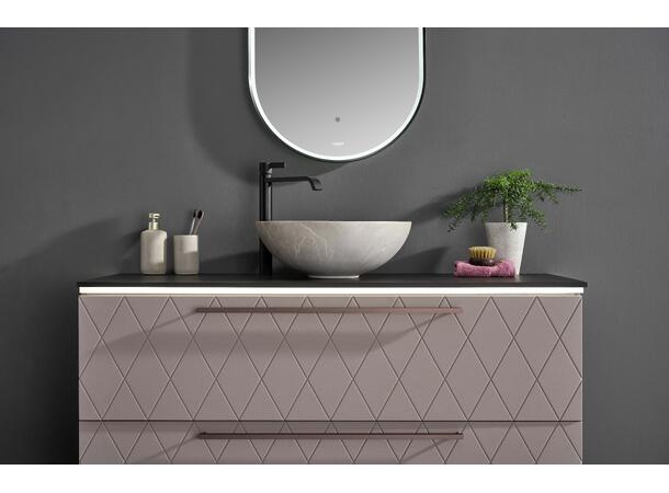 Lino - Beige Matt Marmor Bolleservant i porselen 