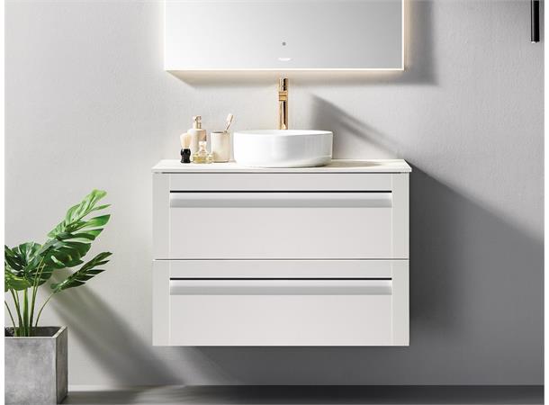 Como 90 Standard - Hvit Struktur