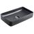 Kvadrat 60 Sort Matt - uten Hull Frittstående porselen servant 