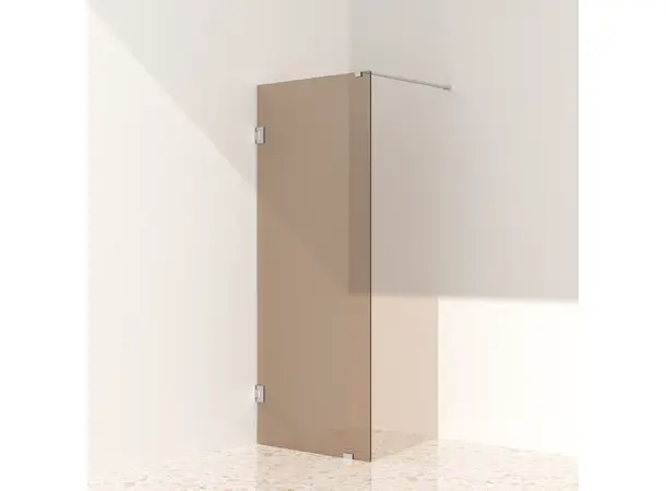 Silvano Fastfelt 90 Børstet Stål - Bronse Glass 