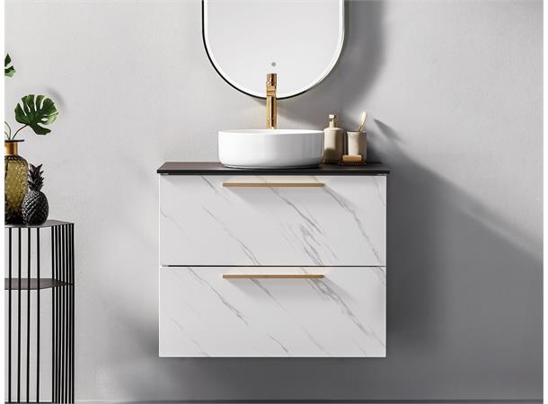 Como 75 Stone - Hvit Marmor