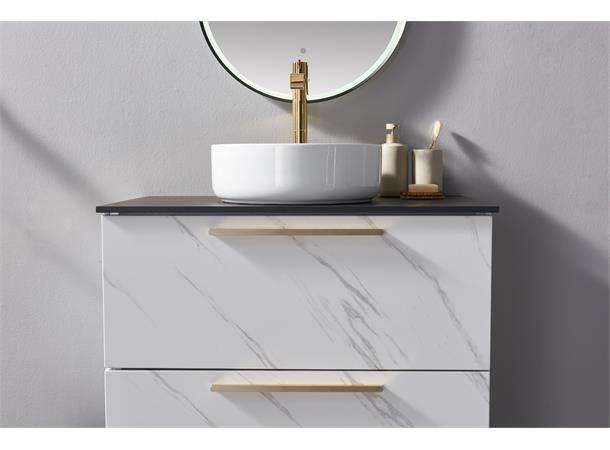 Como 75 Stone - Hvit Marmor