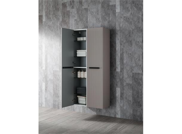 Como Høyskap 2stk Exclusive - Beige Sand Matt 