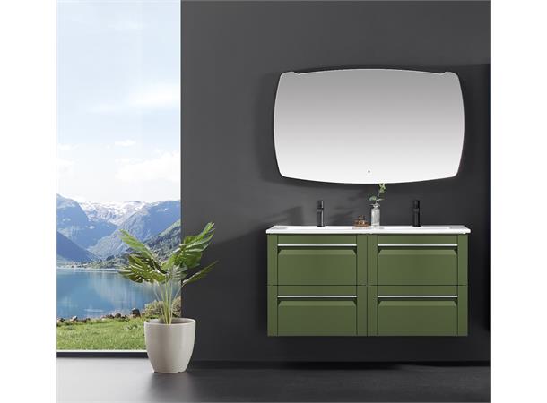 Como 120 Dobbel Standard - Oliven Grønn Matt 