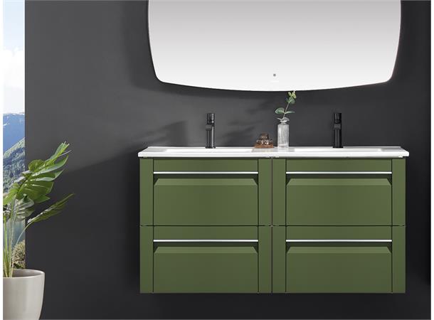 Como 120 Dobbel Standard - Oliven Grønn Matt 
