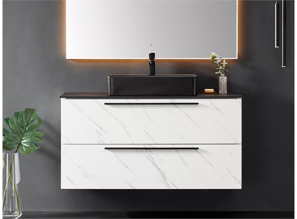 Como 120 SLIM Stone - Hvit Marmor 