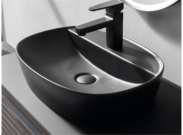 Dino - Oval Matt servant Bolleservant Porselen i 3 Ulike farger