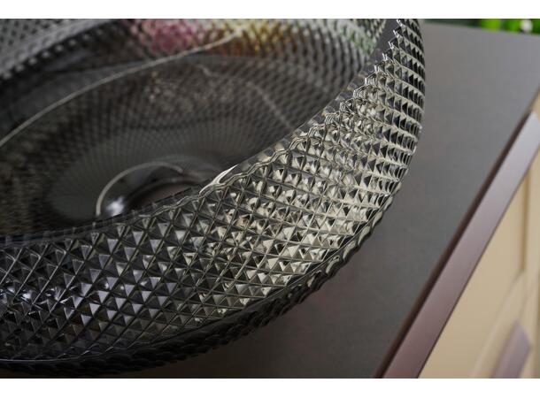 Celino - Sort Transparent Bolleservant i glass 
