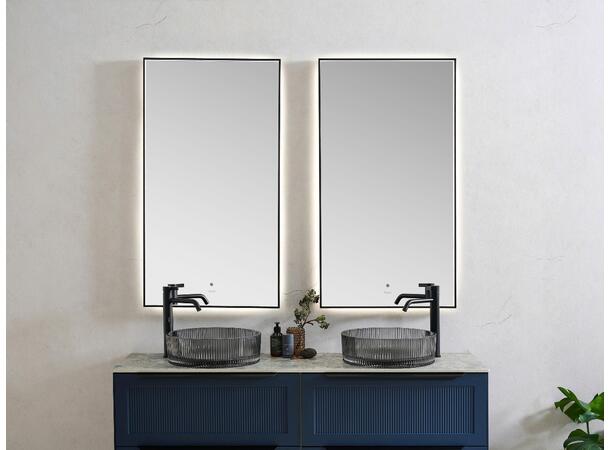 Romano - Sort Transparent Bolleservant i glass 