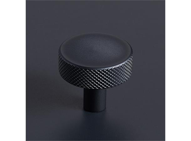 Amato Knott - Sort Matt Med crystal cut mønster 