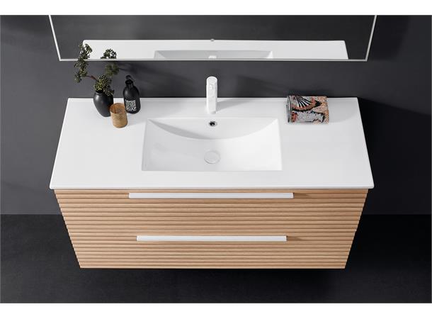 Lisa 120 Enkel Heldekkende tynn porselen servant 