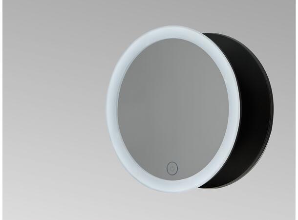 Sminkespeil Rund med magnet 