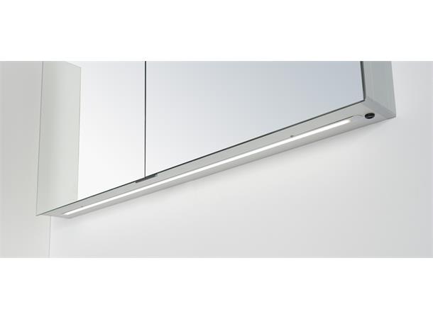 Capri 120 Speilskap med led-lys og underlys