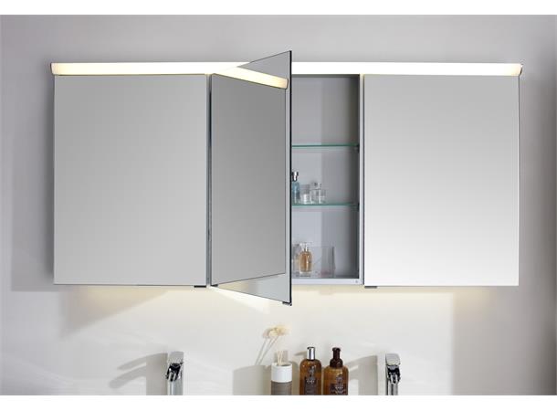 Capri 150 Speilskap med led-lys og underlys 