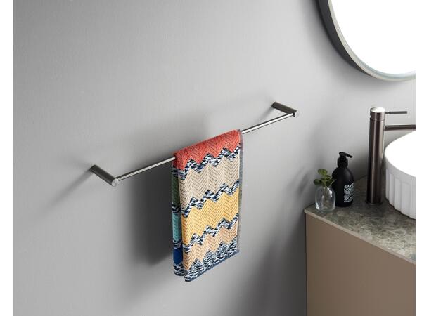 Falco Håndklestang - Gunmetal Håndklestang i rustfritt stål 
