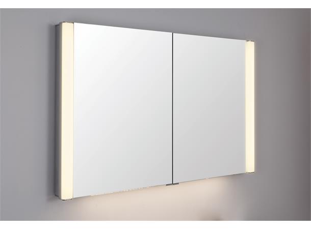 Fano Speilskap med led-lys og underlys