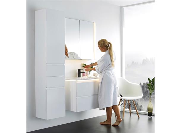 Fano Speilskap med led-lys og underlys