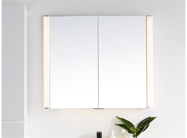 Fano Speilskap med led-lys og underlys