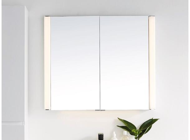 Fano Speilskap med led-lys og underlys 