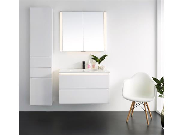 Fano Speilskap med led-lys og underlys