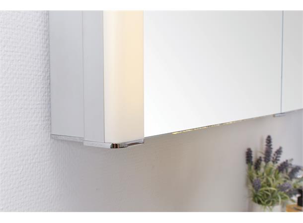 Fano Speilskap med led-lys og underlys