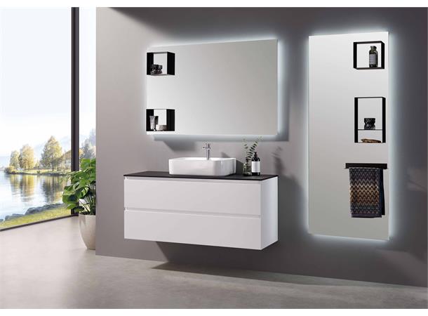 Monopoli Helfigur 60x160 Designspeil m/magnet og backlight 