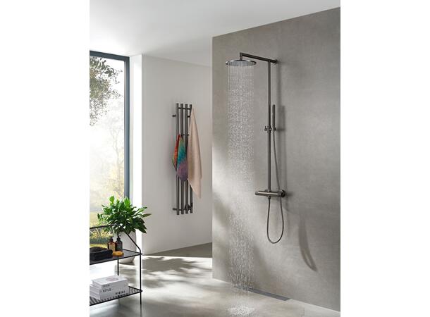 Urbano Takdusj - Gunmetal Komplett takdusj i rustfritt stål