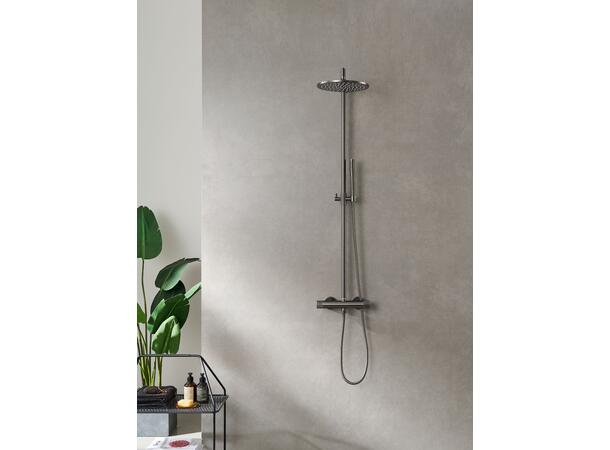 Urbano Takdusj - Gunmetal Komplett takdusj i rustfritt stål