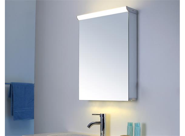 Capri 50 Speilskap med led-lys og underlys 