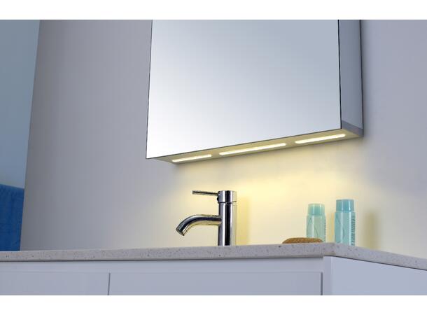 Capri 60 Speilskap med led-lys og underlys 
