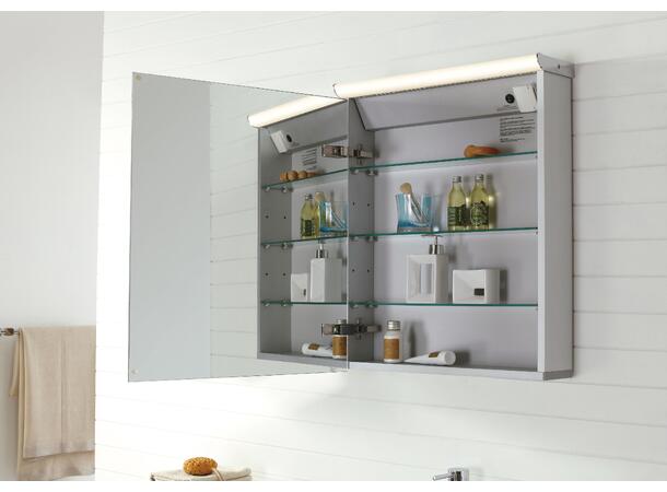 Capri 60 Speilskap med led-lys og underlys 