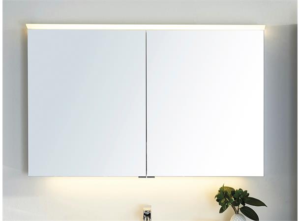 Veneto 120 Speilskap med akryltopp og led-lys