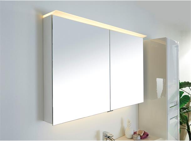 Veneto 120 Speilskap med akryltopp og led-lys