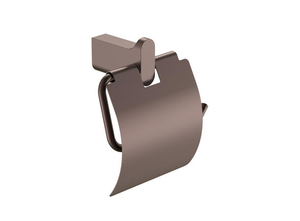 Polito Papirholder m/lokk - Bronse Matt Toalettpapirholder m/lokk 