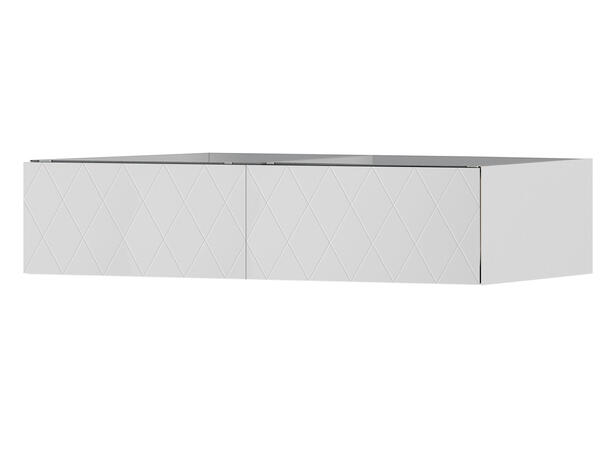 Como UNO 120 Dobbel Deco - Hvit Matt 