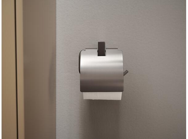 Polito Papirholder m/lokk - Gunmetal Toalettpapirholder m/lokk 