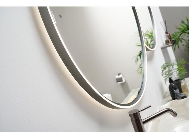 Brindisi DUE - Gunmetal Dobbelt speil med duo sensor 