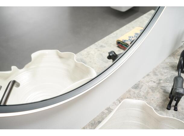 Brindisi DUE - Gunmetal Dobbelt speil med duo sensor 