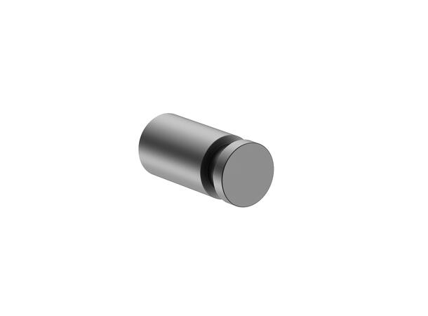 Falco Krok Rund - Gunmetal Håndklekrok i rustfritt stål 