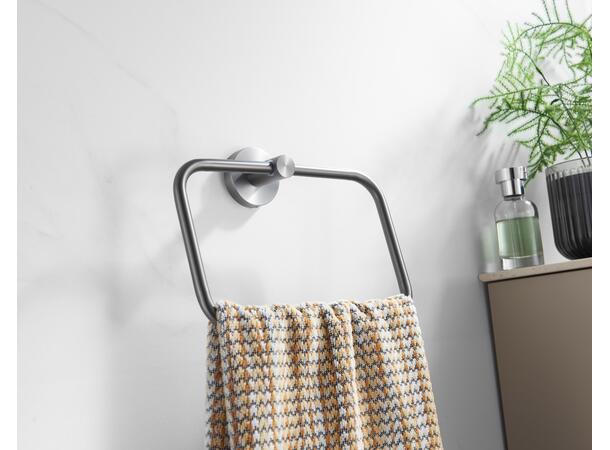 Falco Håndklering - Gunmetal Håndklering i rustfritt stål 