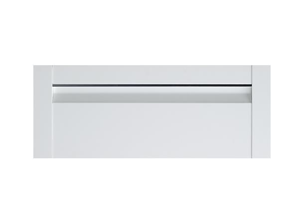 Como Fronter 120 - Hvit Matt Como Standard - Integrert håndtak 