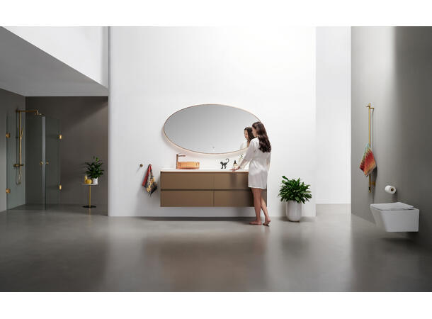 Como 180 Lusso - Myk Brun Matt