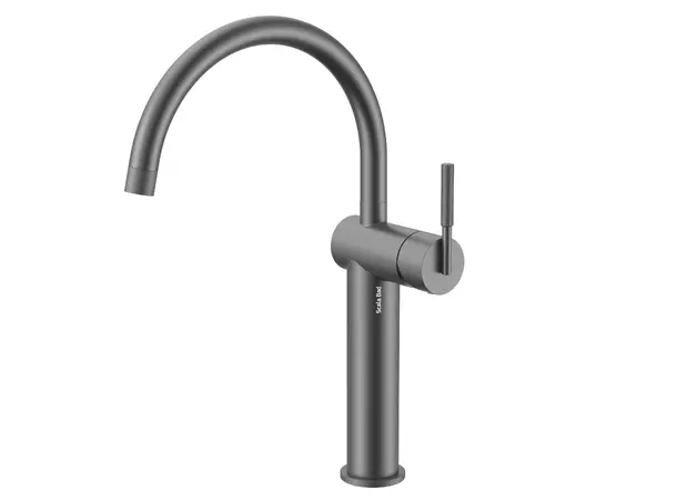 Arco Høy - Gunmetal Servantarmatur for bolleservant 