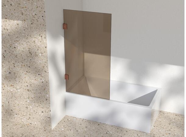 Silvano Badekarsvegg 80x145 Kobber Børstet - Bronse Glass 