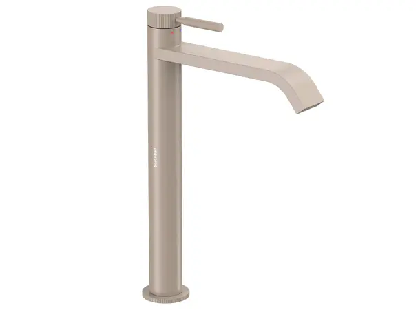 Flusso Høy - Beige Matt Servantarmatur for bolleservant 