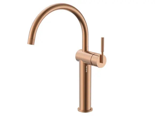 Arco Høy - Kobber Børstet Servantarmatur for bolleservant 