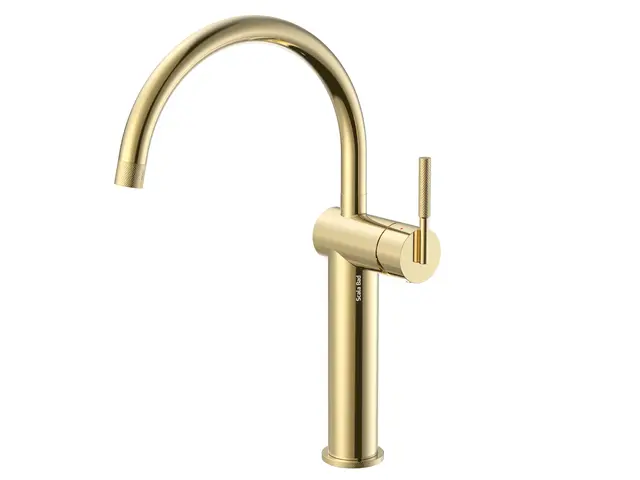 Arco Høy - Gull Servantarmatur for bolleservant 