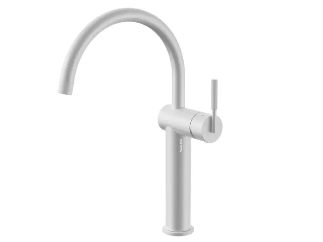 Arco Høy - Hvit Matt Servantarmatur for bolleservant 