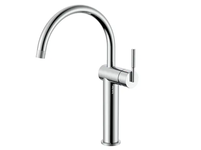 Arco Høy - Polert Stål (Krom) Servantarmatur for bolleservant 